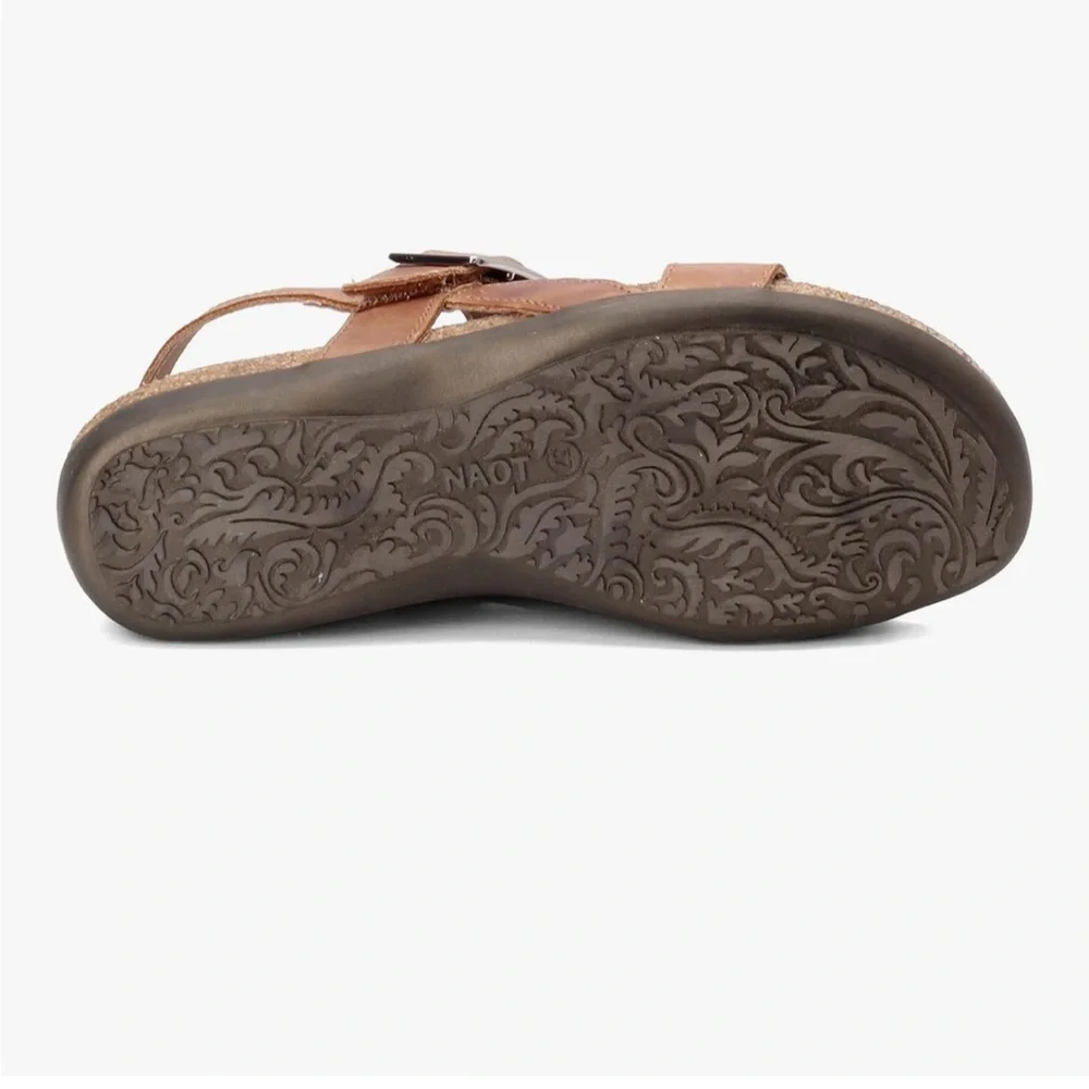 NAOT NEW Size 5.5 (36 )Footwear Women's Norah Sandal in Latte Brown Lthr